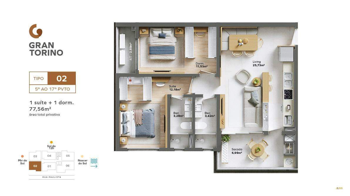 Imagem Apartamento na Planta no Itacolomi em Balneário Piçarras