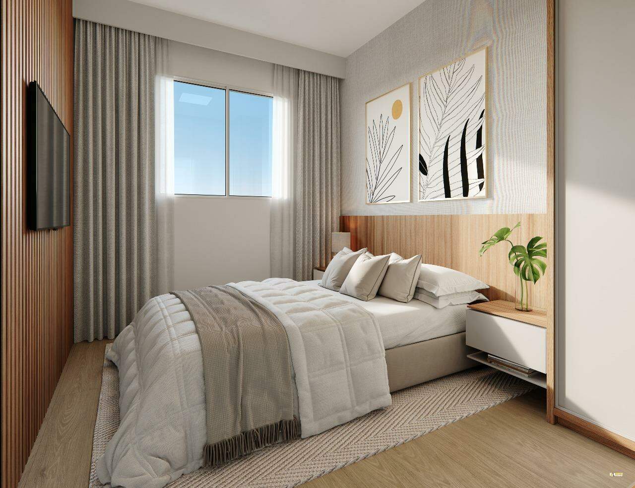 Imagem Apartamento à venda, 2 quartos, 1 vaga, Glória - Joinville/SC