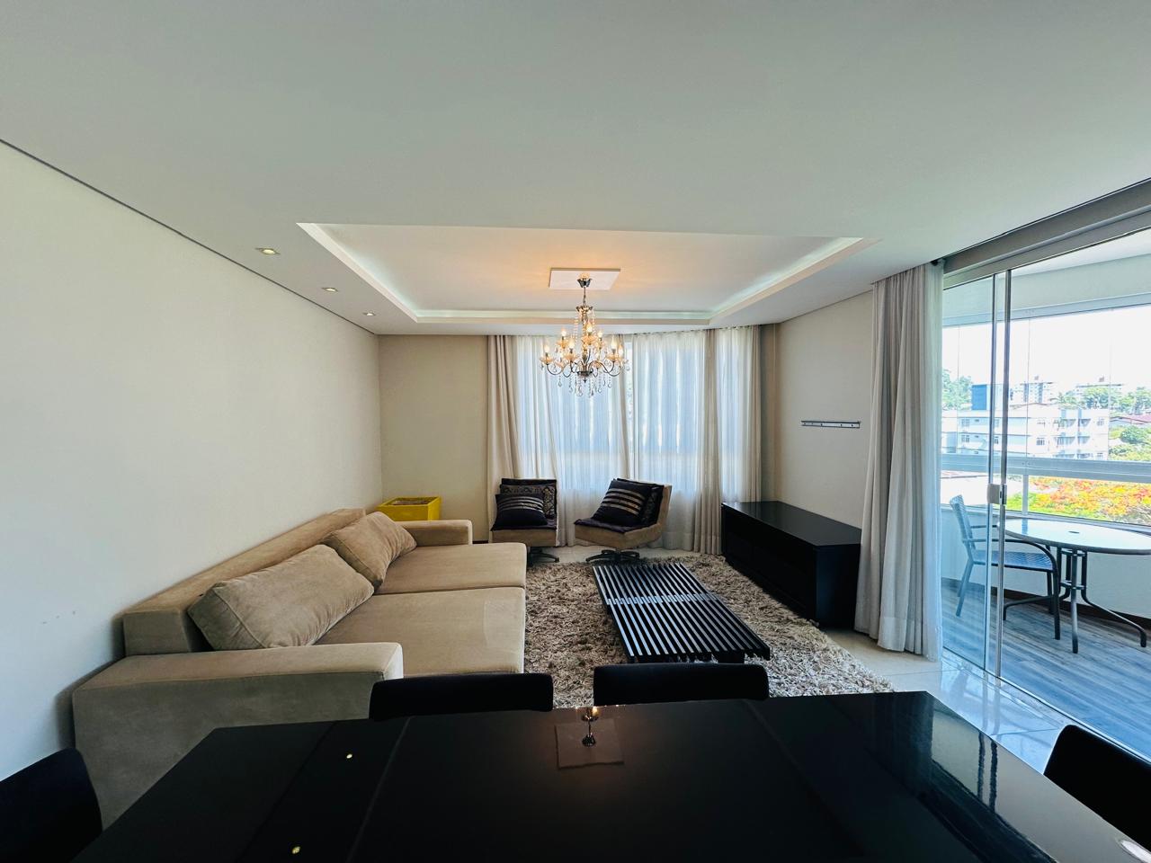 Imagem Apartamento Mobiliado com 1 Suíte + 2 Quartos em Localização Privilegiada