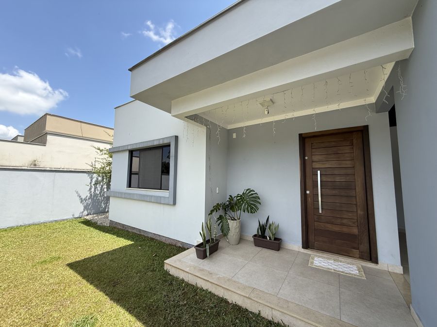 Imagem Casa térrea à venda no Bairro Rio Hern em Schroeder – 1 suíte com closet, área de festas, móveis sob medida e localização privilegiada