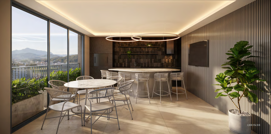 Imagem Apartamento na planta de 1 quarto de 36 a 44,11 m² no Nova Brasília em Jaraguá do Sul
