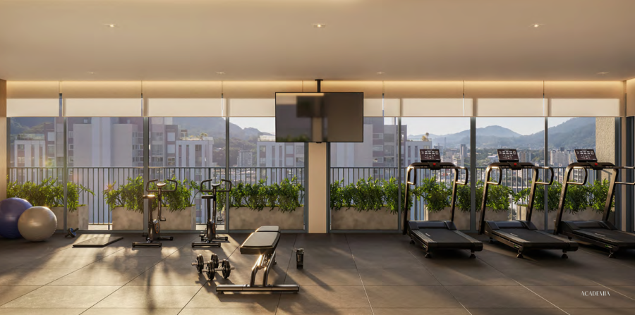 Imagem Apartamento na planta de 1 quarto de 36 a 44,11 m² no Nova Brasília em Jaraguá do Sul