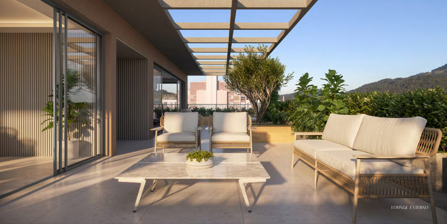 Imagem Apartamento na planta de 1 quarto de 36 a 44,11 m² no Nova Brasília em Jaraguá do Sul
