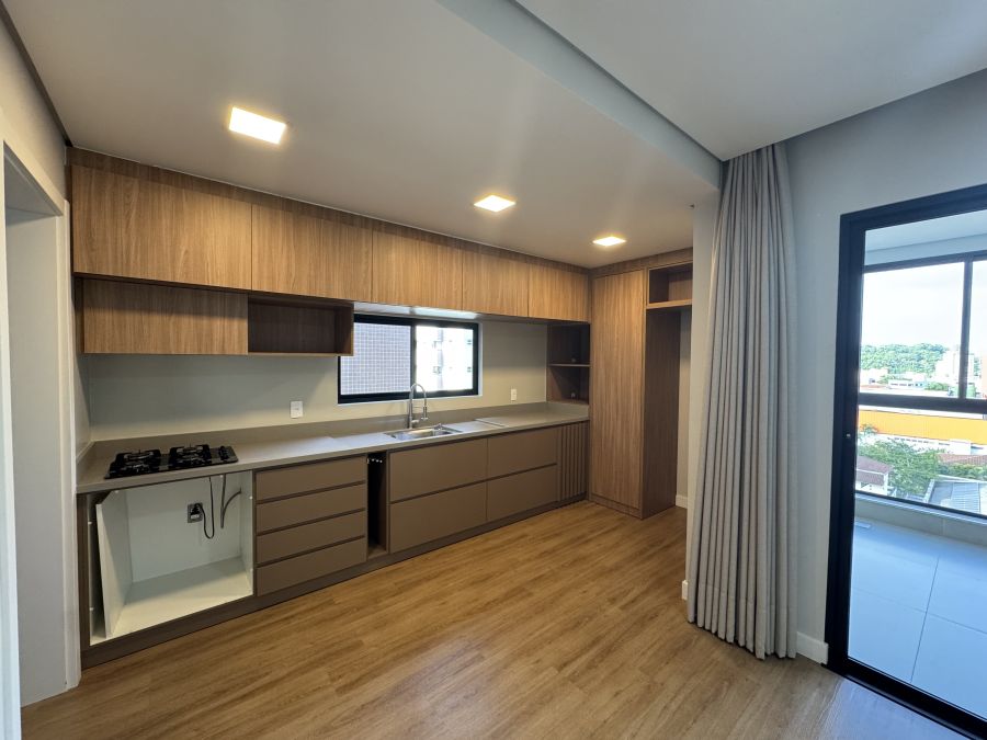 Apartamento Semi Mobiliado com suíte e churrasqueira