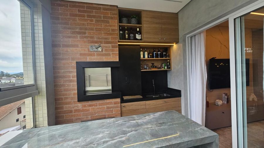 Imagem Apartamento Alto Padrão Mobiliado à Venda no Czerniewski | 1 Suíte + 2 Dormitórios | Jaraguá do Sul