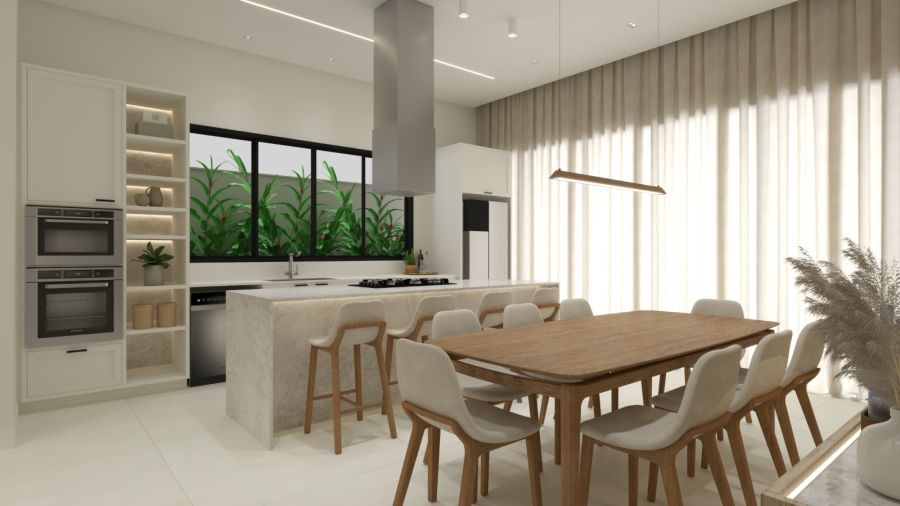 Imagem Casa Alto Padrão à Venda no Tifa Martins | 195 m², 3 Suítes e Piscina