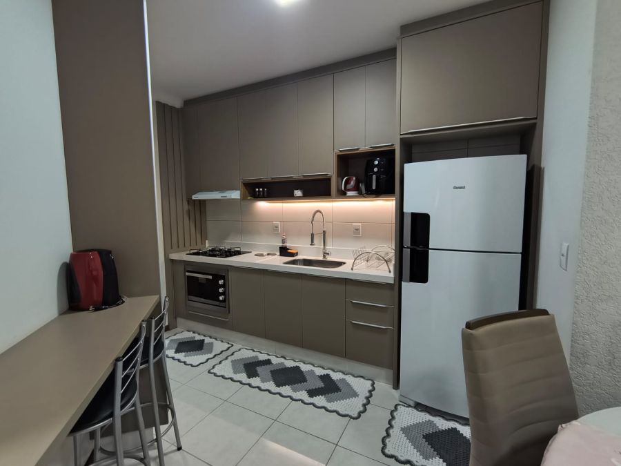 Imagem Apartamento no Jaraguá Esquerdo com 1 Suíte + 1 Dormitório, Mobiliado