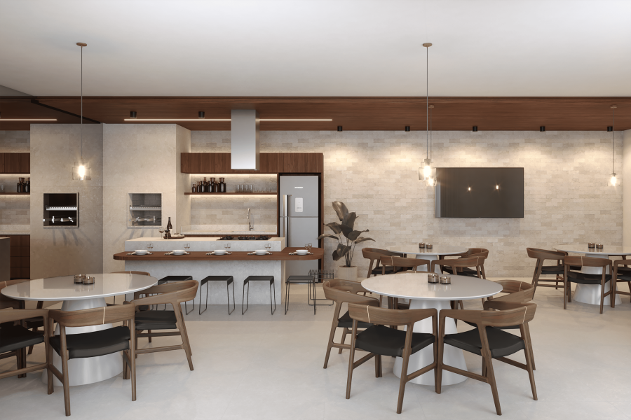Imagem Apartamento em Penha com 2 Suítes e Estrutura Home Resort