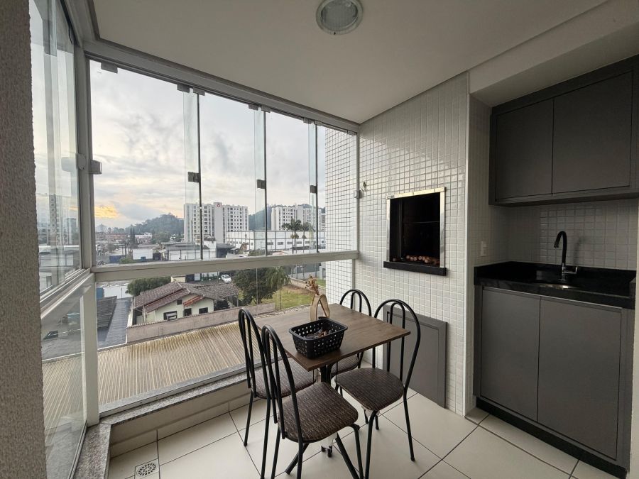 Imagem Apartamento semimobiliado com 93,15 m² - Vila Lalau - Jaraguá do Sul