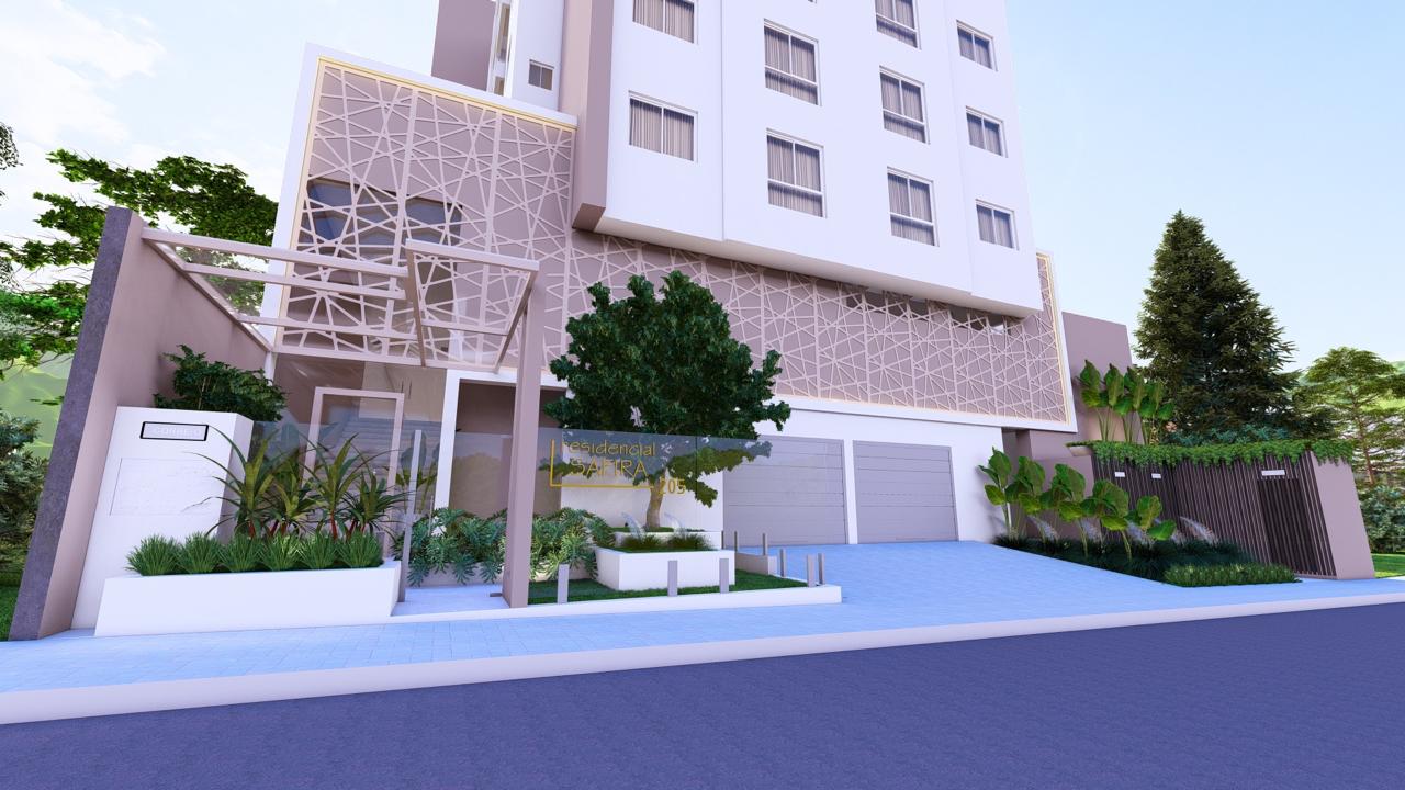 Apartamento à venda no Centro | 61m² | 2 quartos, suíte, sacada com churrasqueira e terraço privativo
